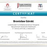 Polskie towarzystwo chirurgii naczyniowej certyfikat