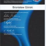 Komitet naukowy polskiego towarzystwa flebologicznego certyfikat